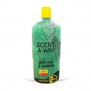 Scent-A-Way MAX Liquid Body Soap & Shampoo 32 oz Bottle