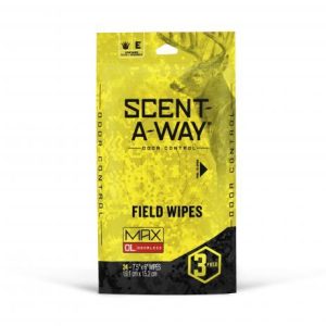Scent-A-Way Max Field Wipes 24/ct