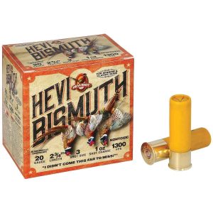 HEVI-Shot HEVI-Bismuth Upland Shotshells 20ga 2-3/4" 1oz 1300 fps #3 25/ct