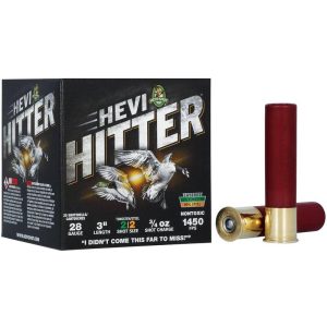 HEVI-Shot HEVI-Hitter Tungsten/Steel Shotshells 28ga 3" 3/4oz 1450 fps #2 25/ct