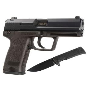 H&K P8 A1 Final Edition Handgun 9mm Luger 15rd Magazines (2) 4.25" Barrel Black with Case and Boker Knife