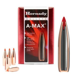 Hornady A-MAX Rifle Bullets .30 cal .308" 168 gr A-MAX 100/ct