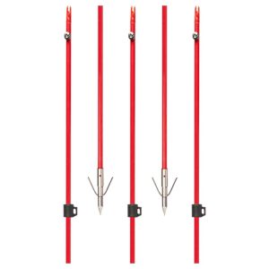 Cajun Bowfishing Fiberglass Arrow with Piranha Long Barb XT