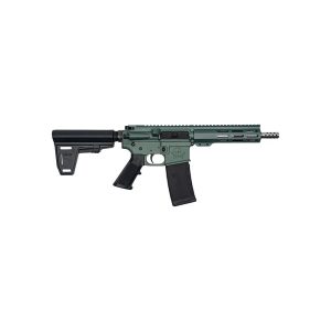 GLFA 223 Wylde Braced Pistol .223 Wylde 30rd Magazine 7.5" Stainless Steel Charcoal Green Finish