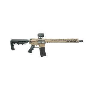 Black Rain Ordnance BRO Spec 15 w/Zerotech Trace Red Dot Rifle 5.56mm 30rd Magazine(1) 16" Barrel Coyote Finish