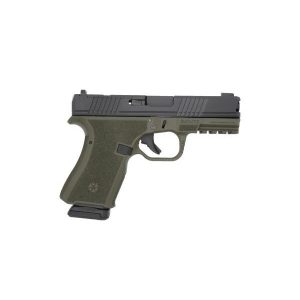 Black Rain Frontline Handgun 9mm Luger 15rd Magazine 3.75" Barrel OD Green/Black Slide Finish Optic Ready