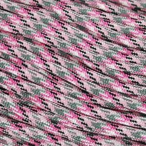 Mero 550 Paracord - 100' 550 lb Pink Camo