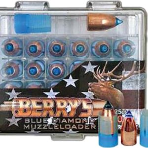 Berry's Blue Diamond .50 Cal. Muzzleloader Bullets with Sabots 250 gr 25/ct