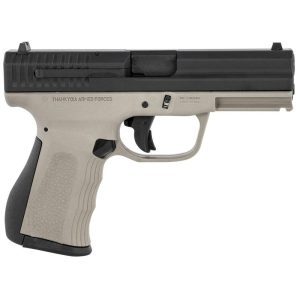 FMK Firearms 9C1G2 FAT Handgun 9mm 14/rd 4" Barrel Titanium Grey Grip with Black Slide