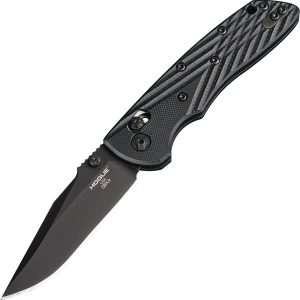 Hogue Deka 3.25" ABLE Lock Folder Clip Point Blade Blk Finish G-10 - Solid Blk