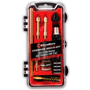 KleenBore Multi-Handgun Cleaning Kit .38/9mm Luger/10mm/.40/.45 Caliber