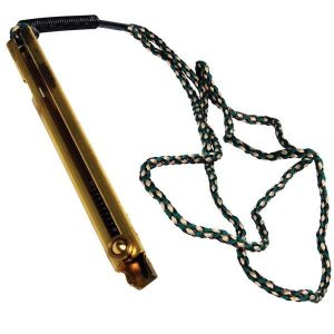 Knight Brass Musket Capper with Lanyard