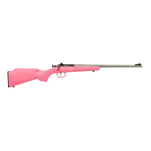 Keystone Crickett "My First Rifle" .22 LR Single Shot 16.1" Barrel Pink with Gold Webbing