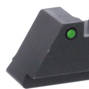 Green Tritium Round Outline White .315/black .392 for Glock TallSuppressor