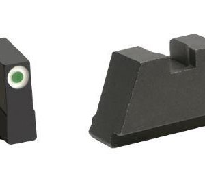 3XL Tall Green Tritium White Outline .365/FlatBlack .451 for most Glocks