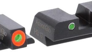 Green Tritium Round Outline Orange/White for Sig #8 Height