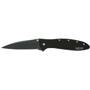 Kershaw Ken Onion Leek Folding Knife 3" Drop Point Blade Black