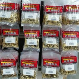 Lightning Ammo Reman. Cleaned & Polished Brass 9mm 100/ct Bag