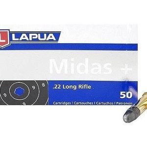 Lapua Midas+ .22 LR 40 gr Midas+ LRN Rimfire Ammo - 50/box