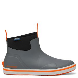 LaCrosse Mens Alpha Deck Boot 6" Grey/Orange Size 8