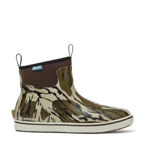 LaCrosse Mens Alpha Deck Boot 6" Mossy Oak Original Bottomland Size 12