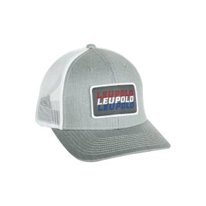 Leupold Patriot Trucker Hat Heather Grey/White