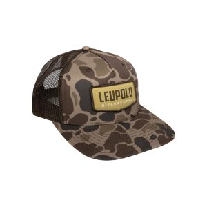 Leupold Riflescopes Duck Camo Trucker Cap Brown