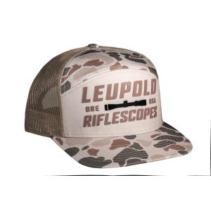 Leupold 7 Panel Trucker Light Tan/Harvest Duck Camo