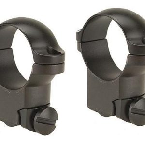 Leupold 2-Piece Solid Steel Ringmounts - Ruger M77 1" High Matte Black