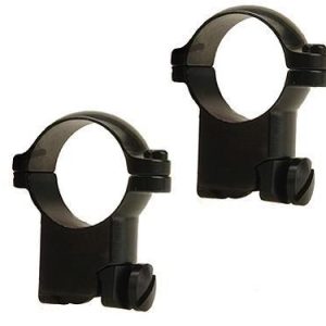 Leupold 2-Piece Solid Steel Ringmounts - Ruger M77 1" Super High Matte Black