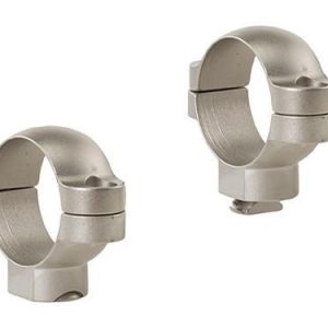 Leupold 2-Piece STD Windage Adjustable Steel Rings 30mm High Silver