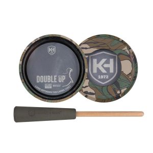 Knight & Hale Double Up Glass/Slate Pot Turkey Call LBTL Series Mossy Oak Greenleaf