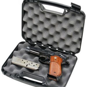 MTM Snap-Latch Single Pistol Case for Up to 6" Barrels - Black