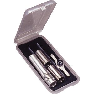 MTM Choke Tube Case for 6 Extended or 9 Standard Tubes Clear Smoke