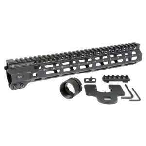 Midwest Industries Combat Rail Free Float Handguard 12.625" MLOK Black