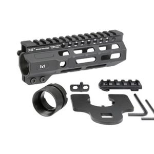 Midwest Industries Combat Rail One Piece Free Float MLOK Handguard 6" Black