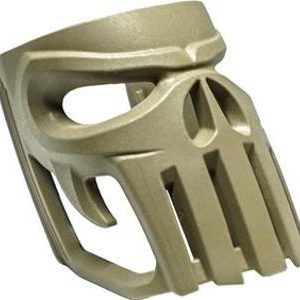 FAB DEFENSE DECORATIVE INSERT ELONGATED SKULL FDE FOR MOJO MAGWELL GRIP