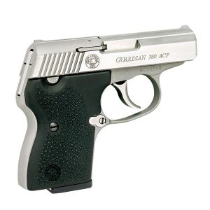 NAA Guardian Handgun .380 ACP 6rd Magazine 2.5" Barrel Silver with Black Grips
