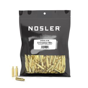 Nosler Unprimed Unprepped Brass Rifle Cartridge Cases 6.5 Creedmoor NOS HS 100/ct (BULK)