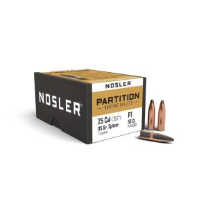 Nosler Partition Rifle Bullets .25 cal .257" 115 gr SPT 50/ct