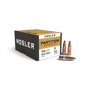Nosler Partition Rifle Bullets 7mm .284" 140 gr SPT 50/ct