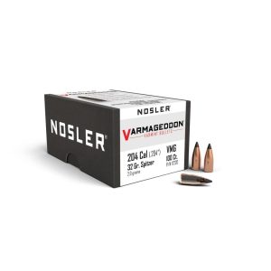 Nosler VarMageddon Rifle Bullets .20 cal .204" 32 gr FB-TIPPED 100/ct