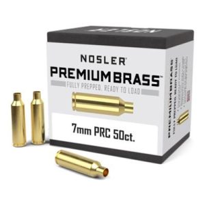 Nosler Unprimed Premium Brass Rifle Cartridge Cases 7mm PRC (50ct) Boxed