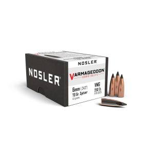 Nosler VarMageddon Rifle Bullets 6mm .243" 70 gr FB-TIPPED 250/ct