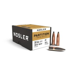 Nosler Partition Rifle Bullets .30 cal .308" 200 gr SPT 50/ct