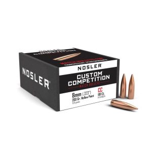 Nosler Custom Competition Rifle Bullets 8mm .323" 200 gr HPBT 100/ct