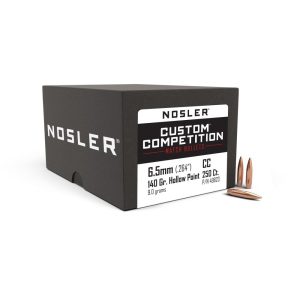 Nosler Custom Competition Rifle Bullets 6.5mm .264" 140 gr HPBT 250/ct