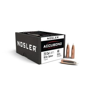 Nosler AccuBond Rifle Bullets .25 cal .257" 110 gr SBTZ-ACB 50/ct