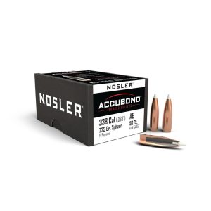 Nosler AccuBond Rifle Bullets .338 cal .338" 225 gr SBT-ACB 50/ct