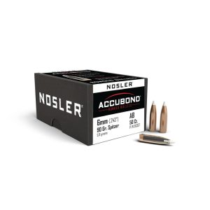 Nosler AccuBond Rifle Bullets 6mm .243" 90 gr SBT-ACB 50/ct